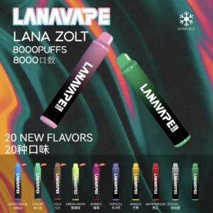LANAVAPE 8000口拋棄式電子煙口味推薦